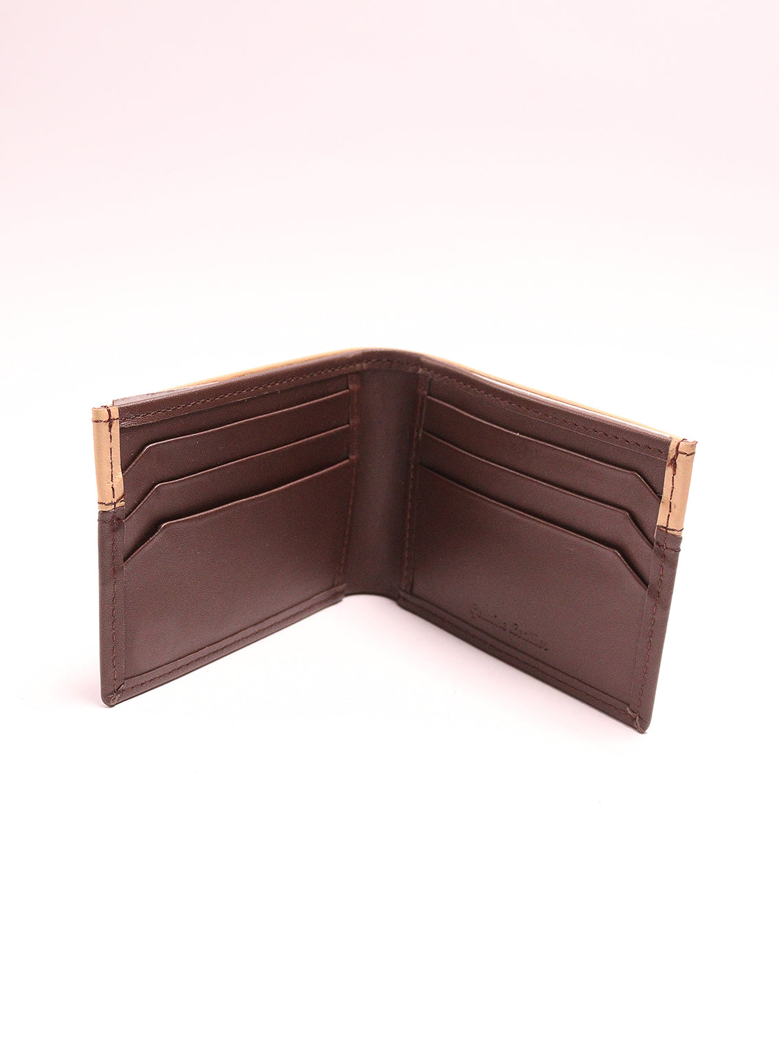 Mens Wallet By Gilani Brown & Cream - GIL24MW 03 Mens Wallet By Gilani Brown & Cream - GIL24MW 03