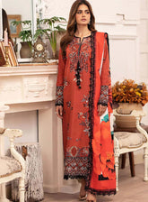 Meraki By Roheenaz Embroidered Khaddar Suits Unstitched 3 Piece - RNZ24MK 06B ALICIA