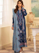 Meraki By Roheenaz Embroidered Khaddar Suits Unstitched 3 Piece - RNZ24MK 08A SKYLAR