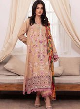 Meraki By Roheenaz Embroidered Linen Suits Unstitched 3 Piece - RNZ24MK 03B BLAIR