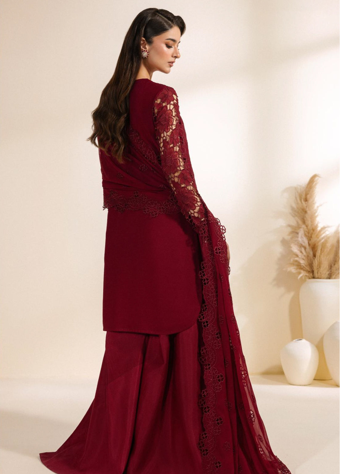 Meraki By Zarif Festive Embroidered Chiffon 3 Piece Unstitched Suit ZF26MCE D-03 ADAAB Meraki By Zarif Festive Embroidered Chiffon 3 Piece Unstitched Suit ZF26MCE D-03 ADAAB