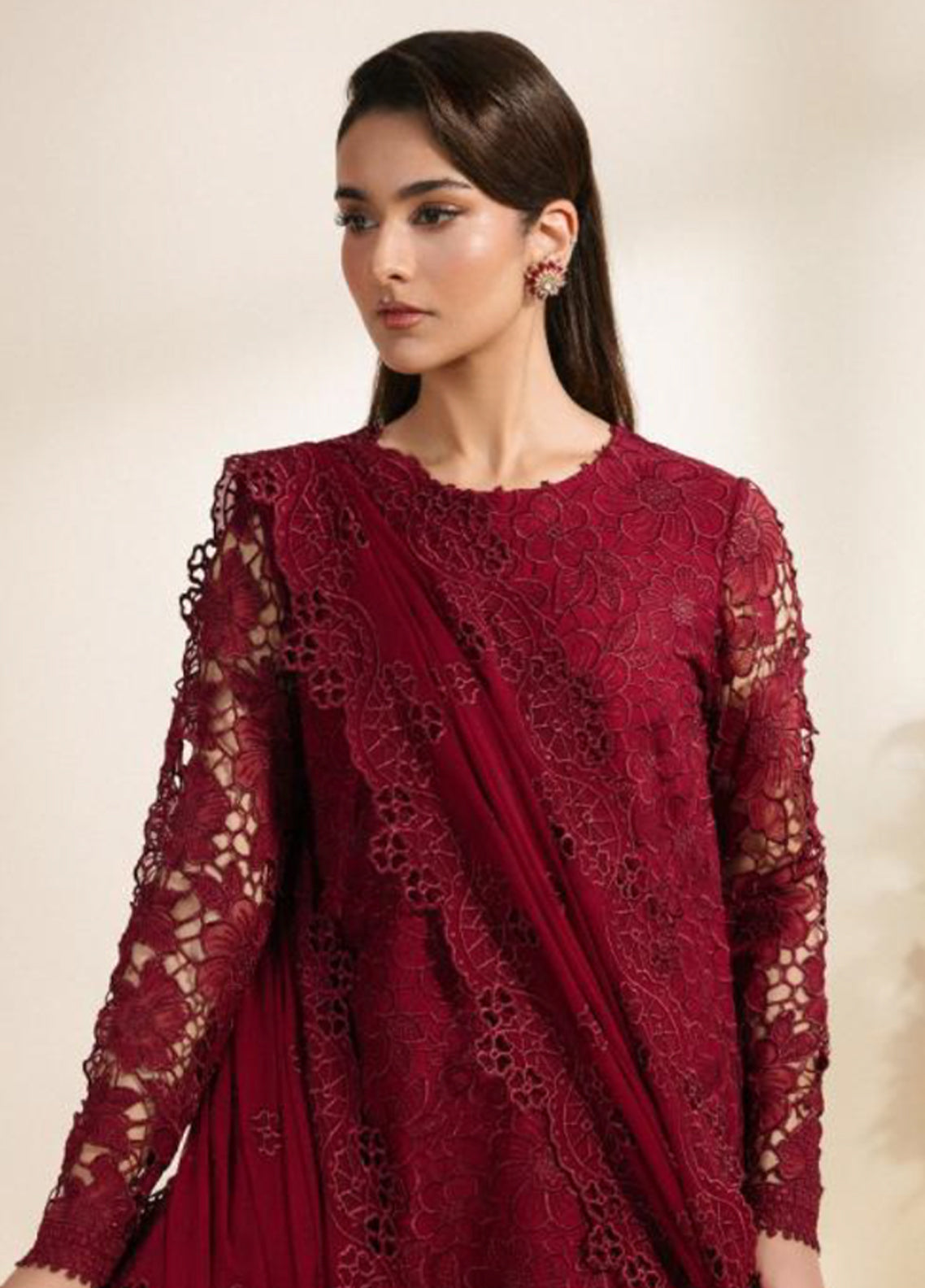 Meraki By Zarif Festive Embroidered Chiffon 3 Piece Unstitched Suit ZF26MCE D-03 ADAAB Meraki By Zarif Festive Embroidered Chiffon 3 Piece Unstitched Suit ZF26MCE D-03 ADAAB