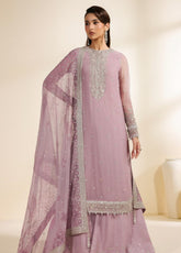 Meraki By Zarif Festive Embroidered Chiffon 3 Piece Unstitched Suit ZF26MCE D-04 NAHLA