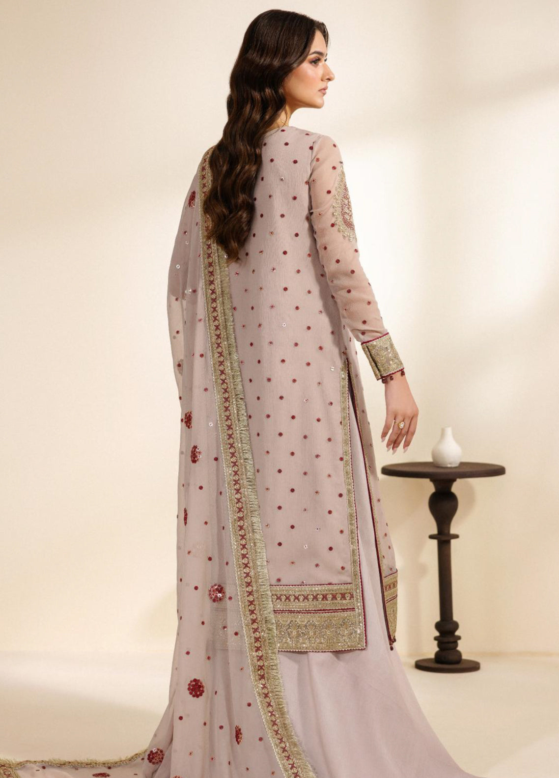 Meraki By Zarif Festive Embroidered Chiffon 3 Piece Unstitched Suit ZF26MCE D-06 SAMA Meraki By Zarif Festive Embroidered Chiffon 3 Piece Unstitched Suit ZF26MCE D-06 SAMA
