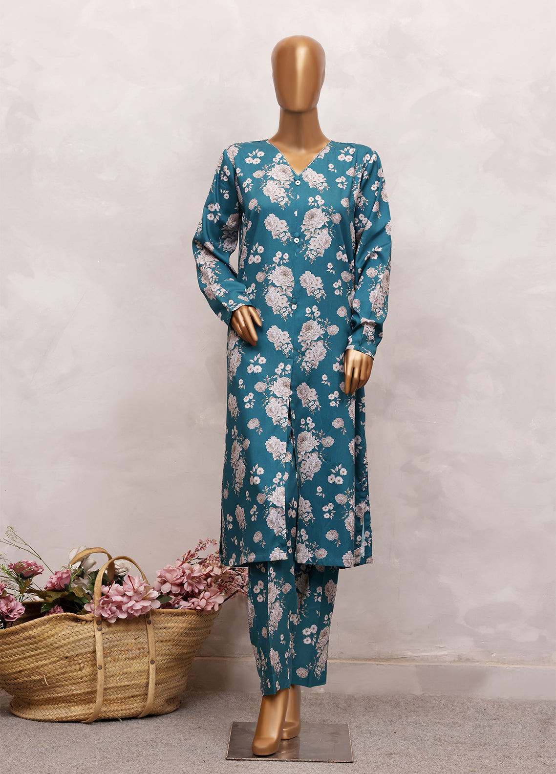 Mia By HZ Textiles Printed Linen Co-Ords 2 Piece Stitched Shirt Trouser HZ26MPL D-LAP-17 PERSIAN GOLD Mia By HZ Textiles Printed Linen Co-Ords 2 Piece Stitched Shirt Trouser HZ26MPL D-LAP-17 PERSIAN GOLD