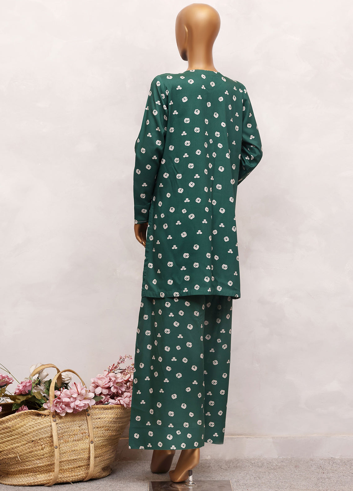 Mia By HZ Textiles Printed Linen Co-Ords 2 Piece Stitched Shirt Trouser HZ26MPL D-LAP-19 DEEP GREEN Mia By HZ Textiles Printed Linen Co-Ords 2 Piece Stitched Shirt Trouser HZ26MPL D-LAP-19 DEEP GREEN