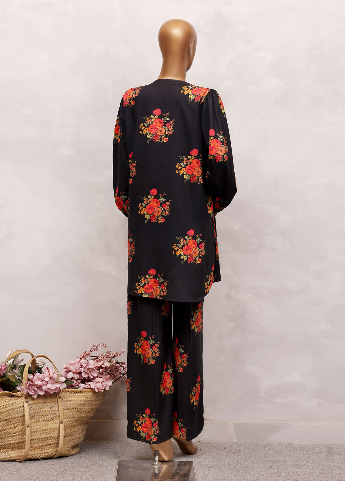 Mia By HZ Textiles Printed Linen Co-Ords 2 Piece Stitched Shirt Trouser HZ26MPL D-LAP-20 GARDEN NIGHT Mia By HZ Textiles Printed Linen Co-Ords 2 Piece Stitched Shirt Trouser HZ26MPL D-LAP-20 GARDEN NIGHT