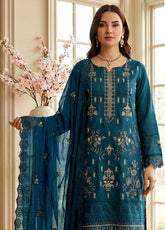 Mirab By Noorjahan Embroidered Lawn 3 Piece Unstitched Suit NJ26ME D-02