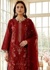 Mirab By Noorjahan Embroidered Lawn 3 Piece Unstitched Suit NJ26ME D-04
