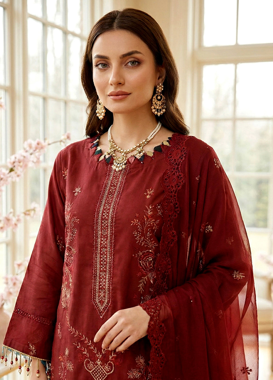 Mirab By Noorjahan Embroidered Lawn 3 Piece Unstitched Suit NJ26ME D-04 Mirab By Noorjahan Embroidered Lawn 3 Piece Unstitched Suit NJ26ME D-04