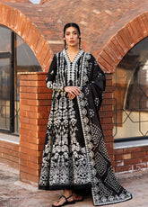 Mirabelle By Emaan Adeel Embroidered Lawn 3 Piece Unstitched Suit EA26MFLL D-MIDNIGHT BLISS
