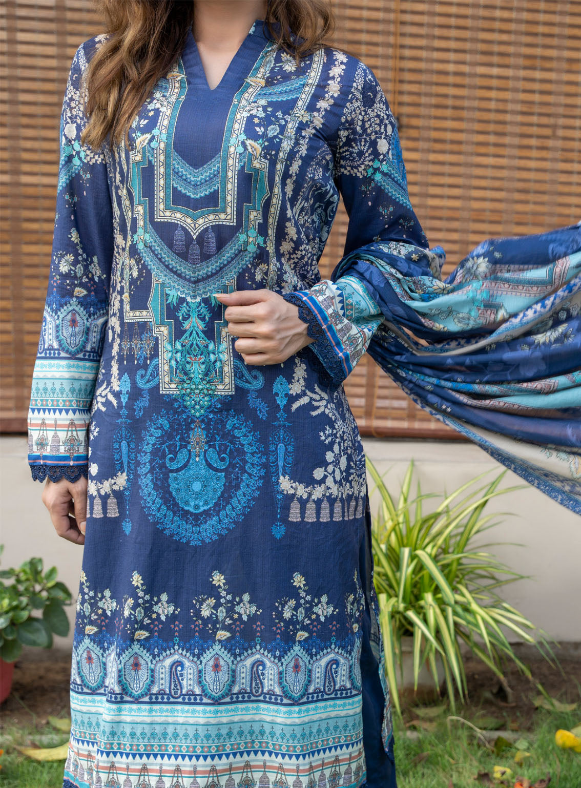 Misri By VS Textile Printed Lawn Suits Unstitched 3 Piece - VS24MPL 413 Misri By VS Textile Printed Lawn Suits Unstitched 3 Piece - VS24MPL 413