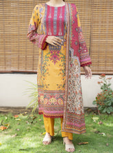 Misri By VS Textile Printed Lawn Suits Unstitched 3 Piece - VS24MPL 418