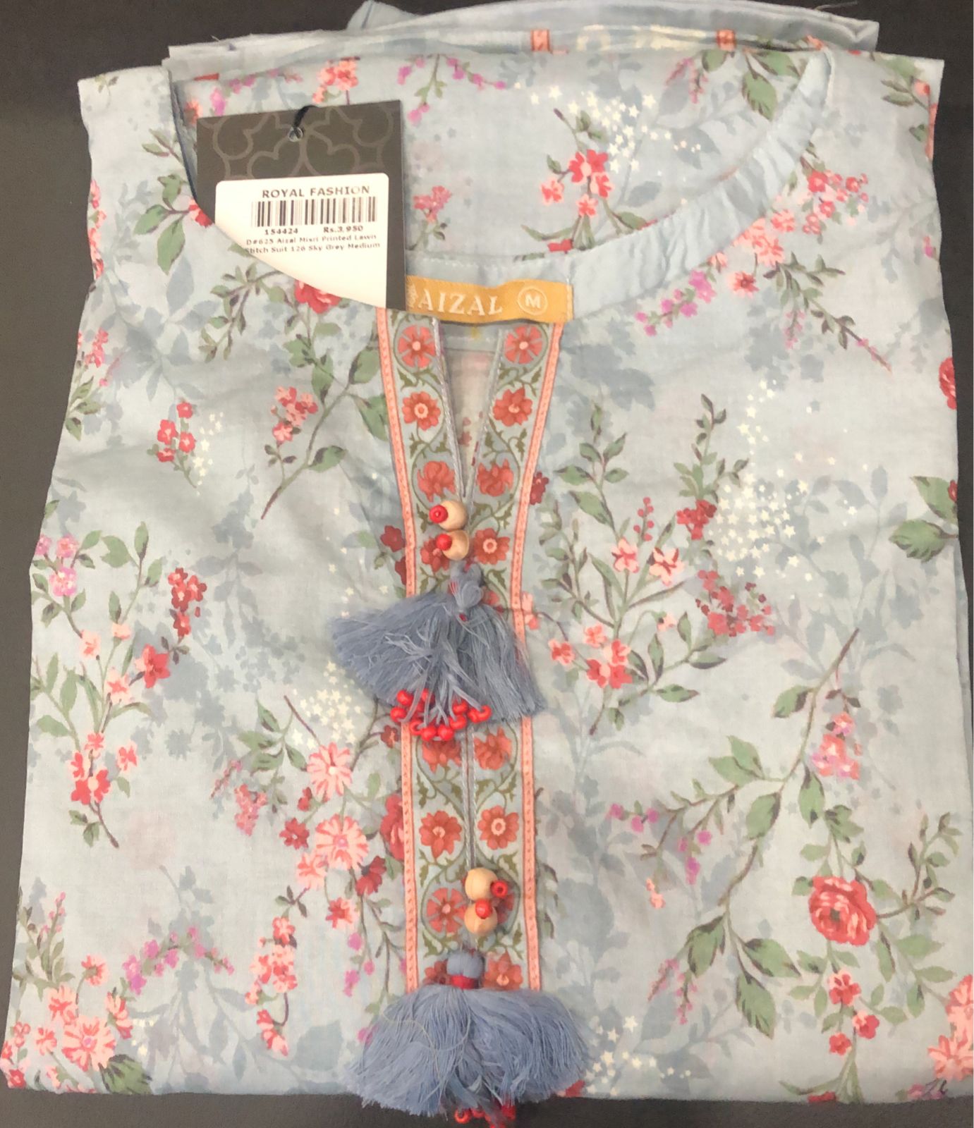 Misri By Aizal Printed Lawn 3 Piece Stitched Suit AL26MP D-625 Misri By Aizal Printed Lawn 3 Piece Stitched Suit AL26MP D-625