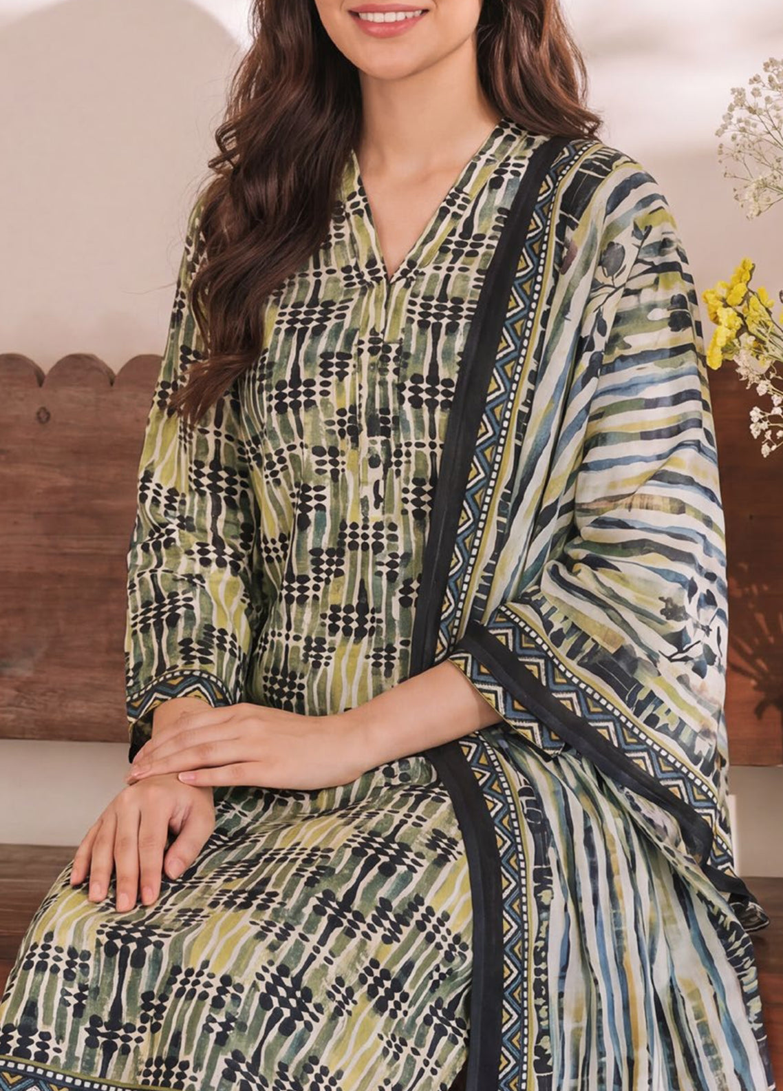 Misri By VS Textile Printed Lawn 3 Piece Unstitched Suit VS26MPLV3 D-951 Misri By VS Textile Printed Lawn 3 Piece Unstitched Suit VS26MPLV3 D-951