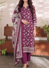 Misri By VS Textile Printed Lawn 3 Piece Unstitched Suit VS26MPLV3 D-955