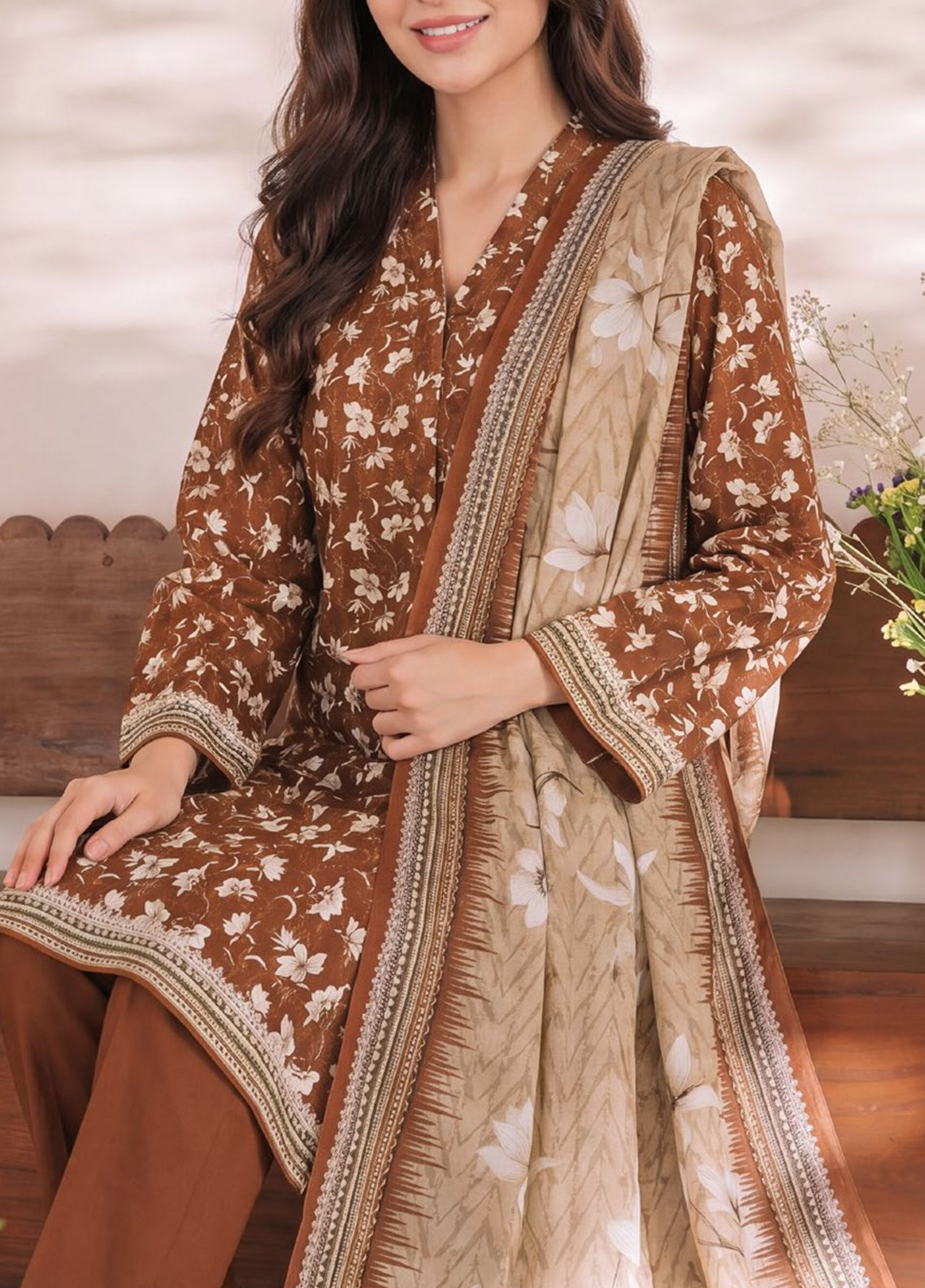 Misri By VS Textile Printed Lawn 3 Piece Unstitched Suit VS26MPLV3 D-958 Misri By VS Textile Printed Lawn 3 Piece Unstitched Suit VS26MPLV3 D-958