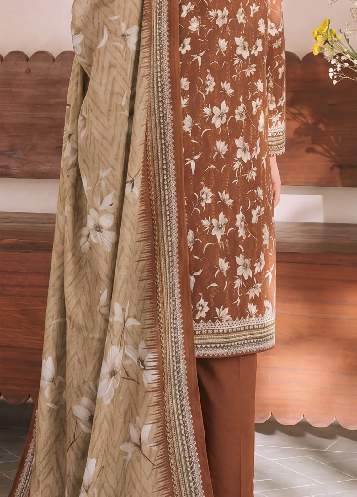 Misri By VS Textile Printed Lawn 3 Piece Unstitched Suit VS26MPLV3 D-958 Misri By VS Textile Printed Lawn 3 Piece Unstitched Suit VS26MPLV3 D-958
