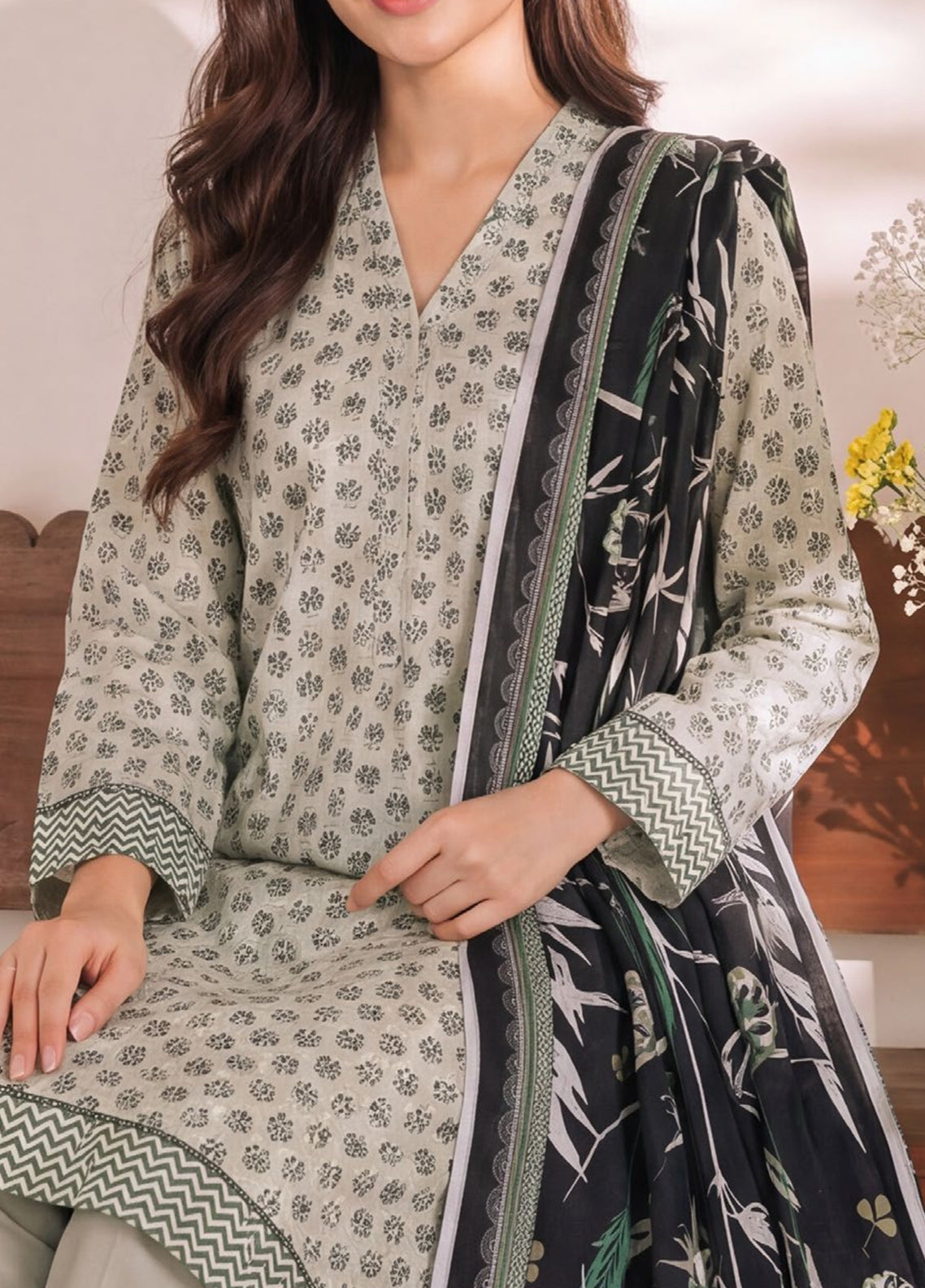 Misri By VS Textile Printed Lawn 3 Piece Unstitched Suit VS26MPLV3 D-959 Misri By VS Textile Printed Lawn 3 Piece Unstitched Suit VS26MPLV3 D-959