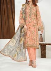 Misri By VS Textile Printed Lawn 3 Piece Unstitched Suit VS26MPLV3 D-964