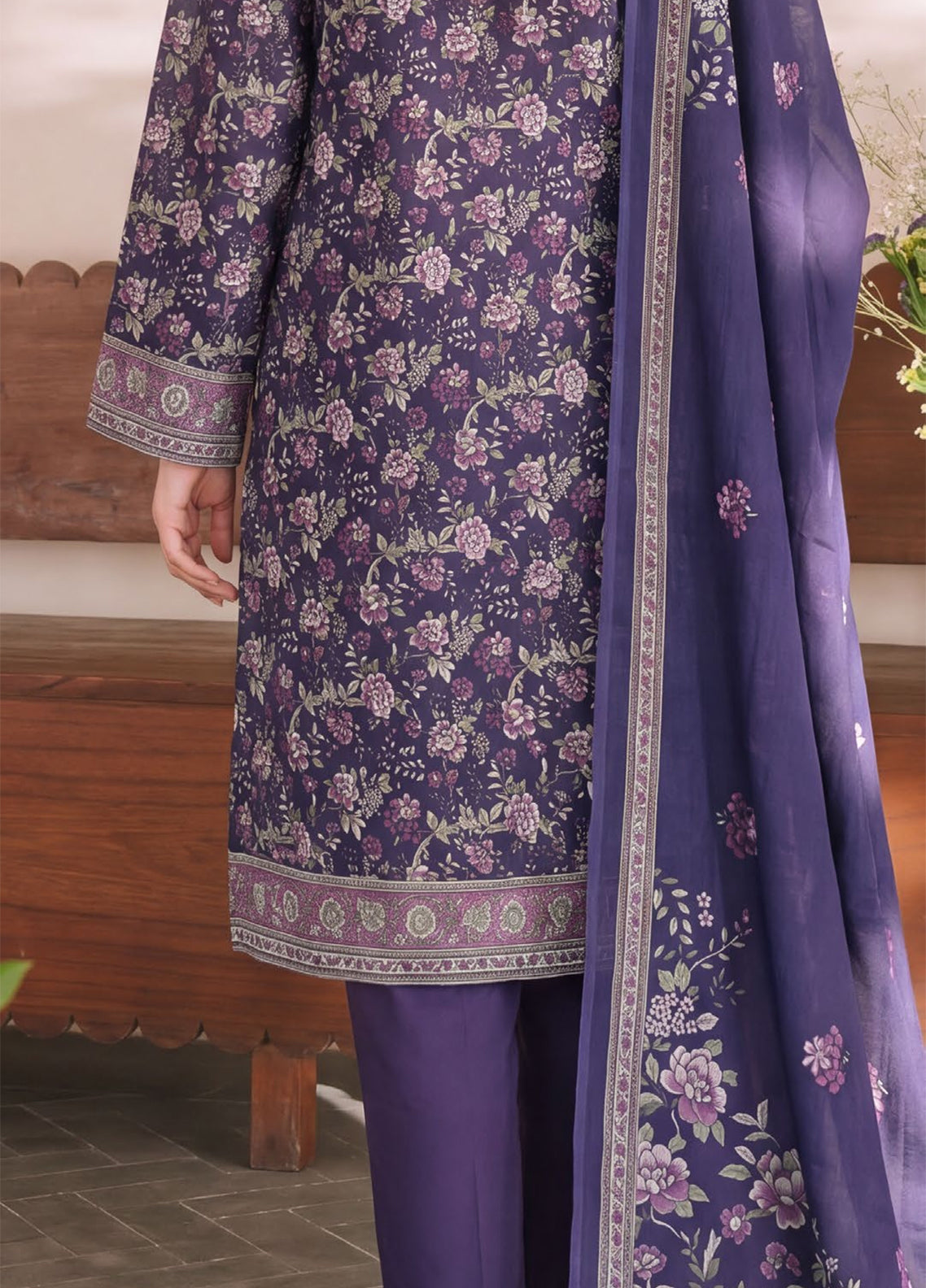 Misri By VS Textile Printed Lawn 3 Piece Unstitched Suit VS26MPLV3 D-966 Misri By VS Textile Printed Lawn 3 Piece Unstitched Suit VS26MPLV3 D-966