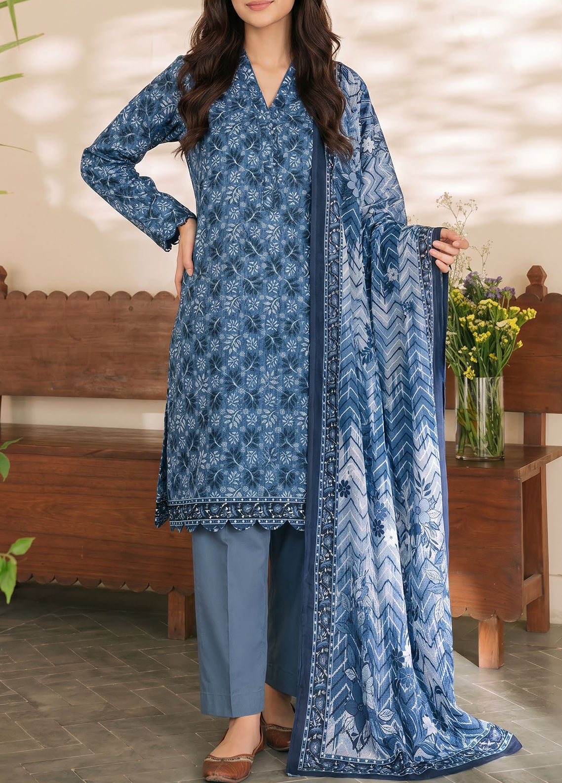Misri By VS Textile Printed Lawn 3 Piece Unstitched Suit VS26MPLV3 D-967 Misri By VS Textile Printed Lawn 3 Piece Unstitched Suit VS26MPLV3 D-967