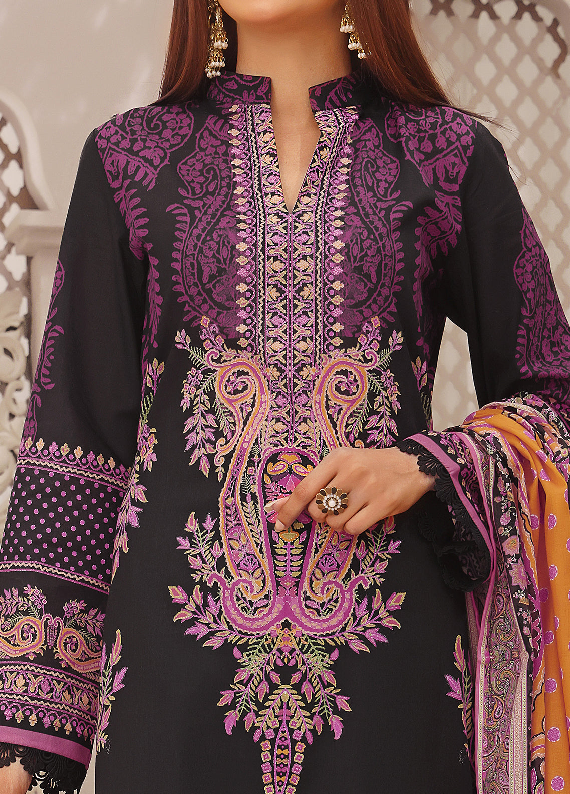 Misri By VS Textile Printed Lawn 3 Piece Unstitched Suit VS26V2 D-907 Misri By VS Textile Printed Lawn 3 Piece Unstitched Suit VS26V2 D-907
