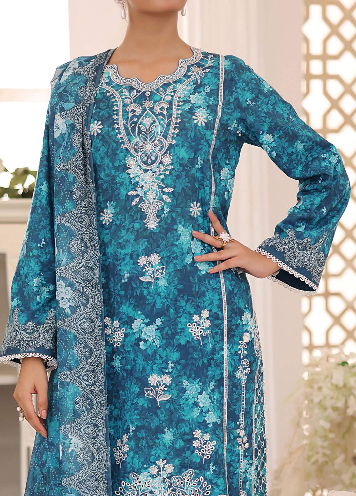 Misri by VS Textile Chikankari Lawn Suits Unstitched 3 Piece - VS25MEE 72 Misri by VS Textile Chikankari Lawn Suits Unstitched 3 Piece - VS25MEE 72