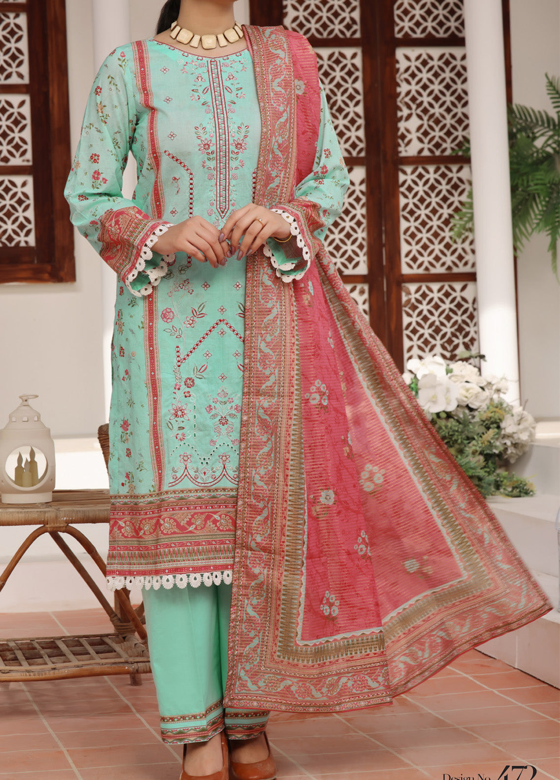 Misri by VS Textile Embroidered Lawn Suits Unstitched 3 Piece - VS25ML 472 Misri by VS Textile Embroidered Lawn Suits Unstitched 3 Piece - VS25ML 472