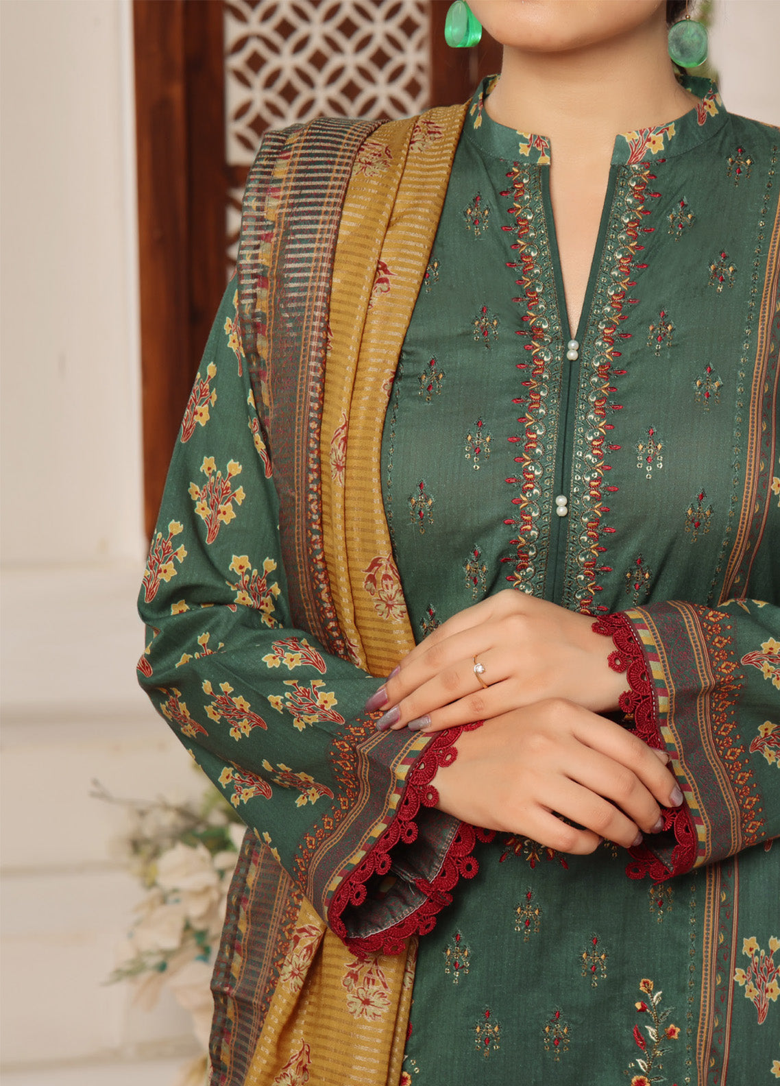 Misri by VS Textile Embroidered Lawn Suits Unstitched 3 Piece - VS25ML 477 Misri by VS Textile Embroidered Lawn Suits Unstitched 3 Piece - VS25ML 477