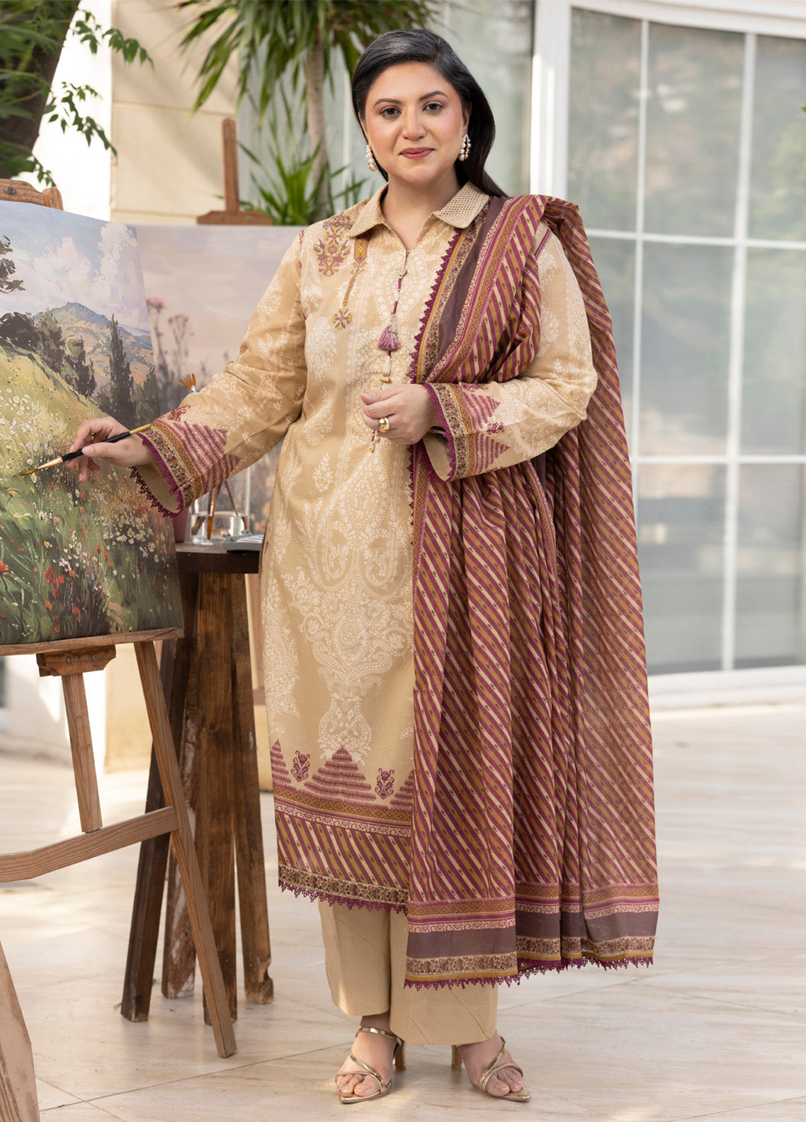 Mother's Tribute By Gul Ahmed Printed Lawn Suits Unstitched 3 Piece - GA25MT CL52625 Mother's Tribute By Gul Ahmed Printed Lawn Suits Unstitched 3 Piece - GA25MT CL52625