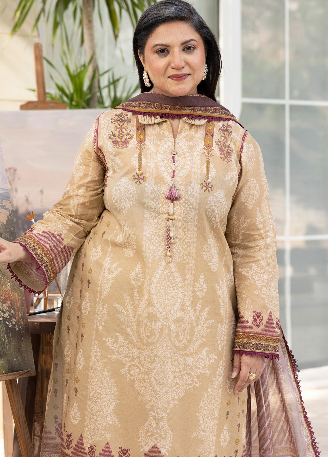 Mother's Tribute By Gul Ahmed Printed Lawn Suits Unstitched 3 Piece - GA25MT CL52625 Mother's Tribute By Gul Ahmed Printed Lawn Suits Unstitched 3 Piece - GA25MT CL52625
