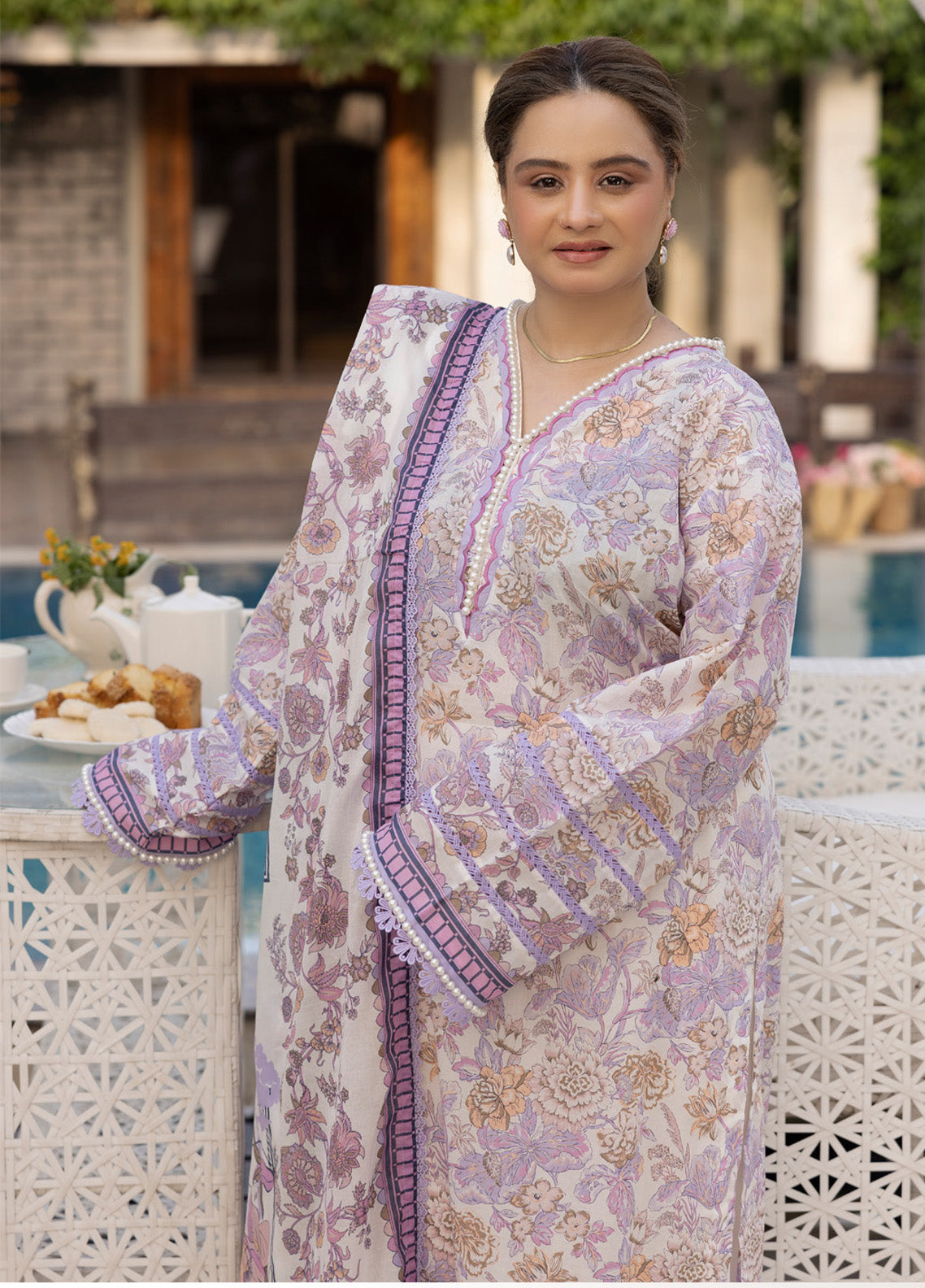 Mother's Tribute By Gul Ahmed Printed Lawn Suits Unstitched 3 Piece - GA25MT CL52666 Mother's Tribute By Gul Ahmed Printed Lawn Suits Unstitched 3 Piece - GA25MT CL52666