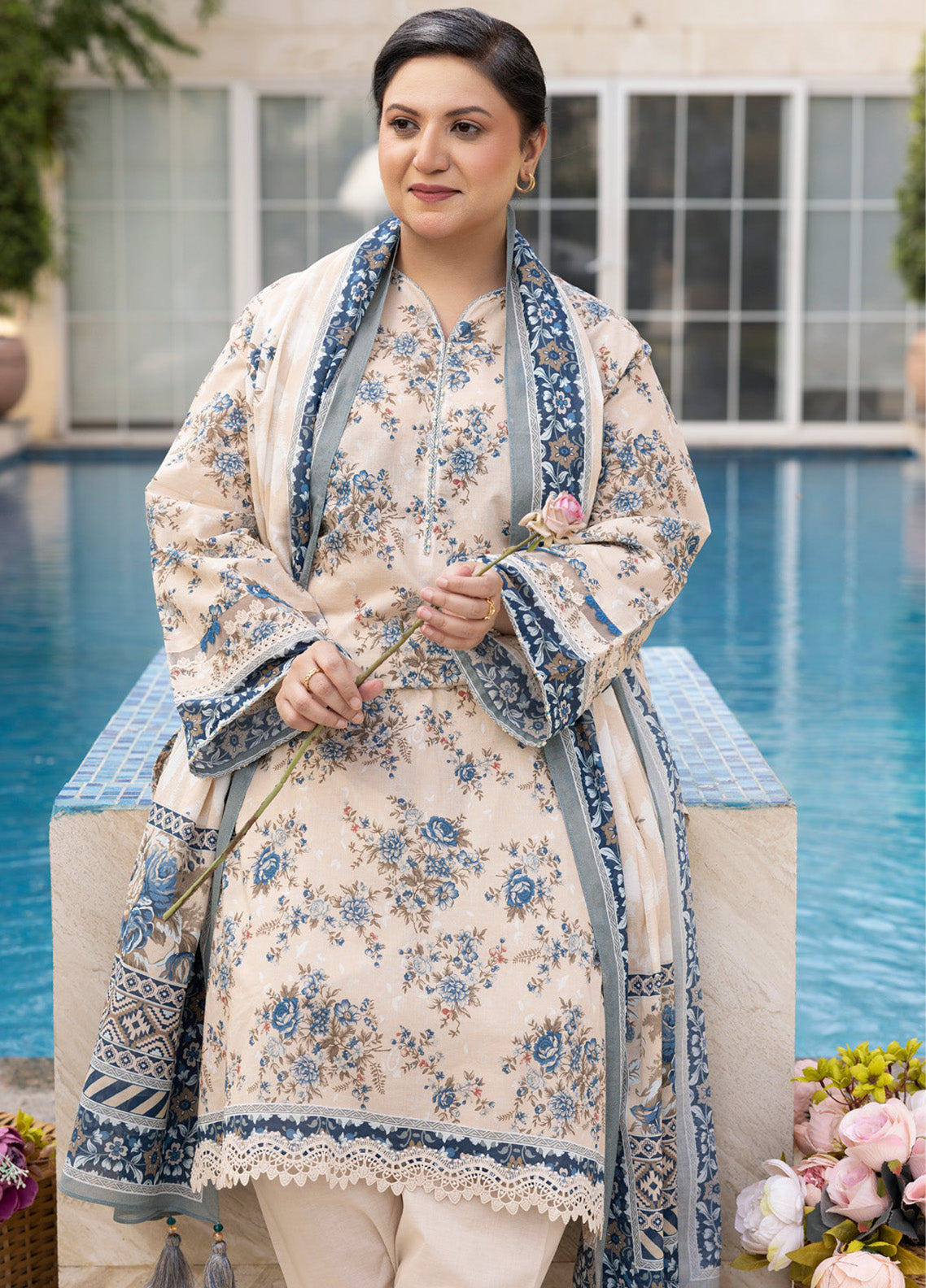 Mother's Tribute By Gul Ahmed Printed Lawn Suits Unstitched 3 Piece - GA25MT CL52669 Mother's Tribute By Gul Ahmed Printed Lawn Suits Unstitched 3 Piece - GA25MT CL52669