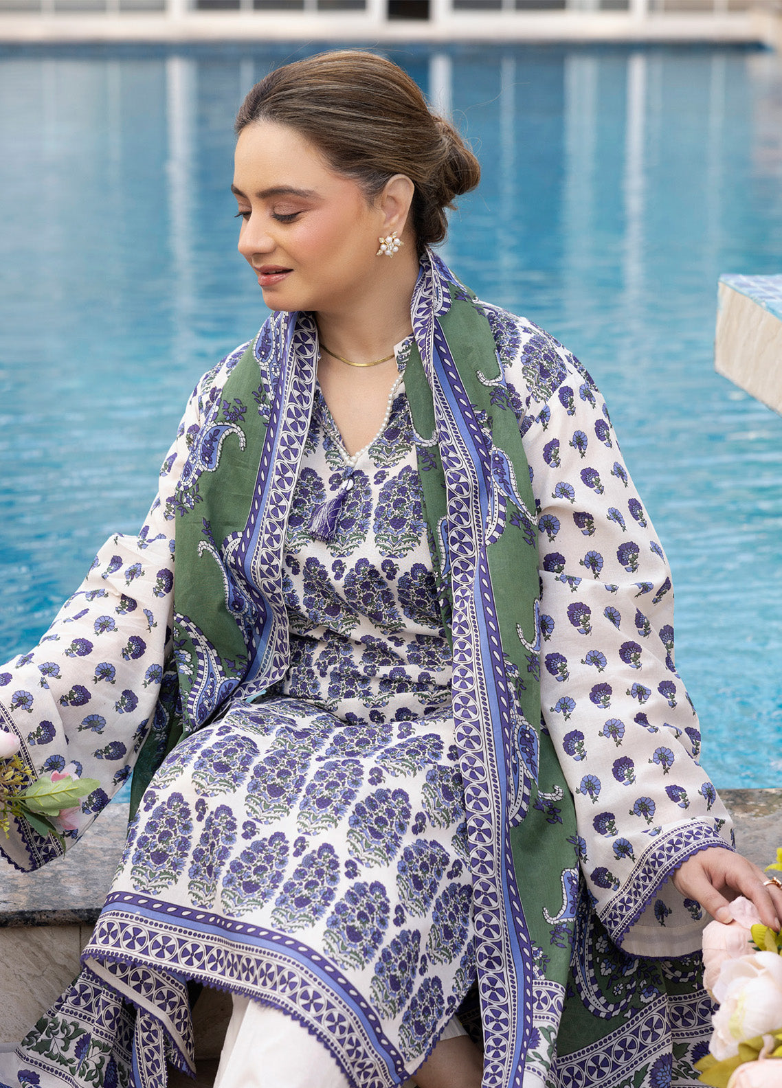 Mother's Tribute By Gul Ahmed Printed Lawn Suits Unstitched 3 Piece - GA25MT CL52671 Mother's Tribute By Gul Ahmed Printed Lawn Suits Unstitched 3 Piece - GA25MT CL52671