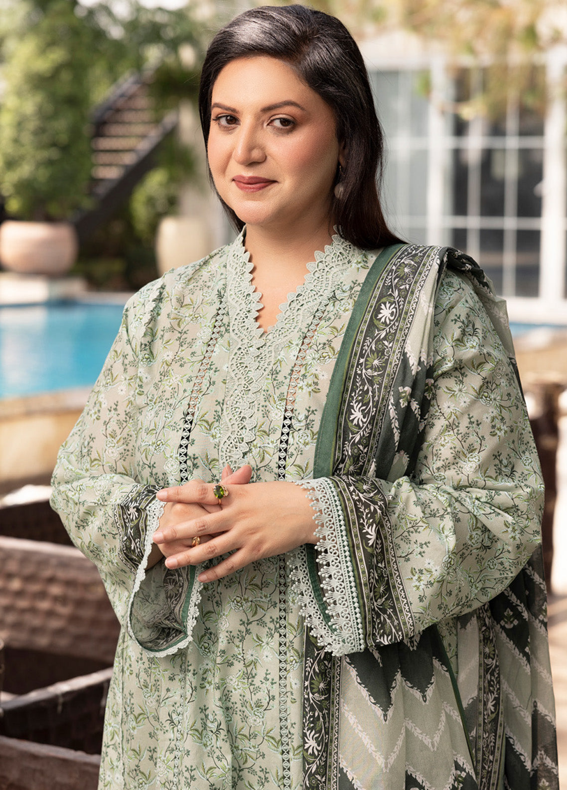 Mother's Tribute By Gul Ahmed Printed Lawn Suits Unstitched 3 Piece - GA25MT CL52672 Mother's Tribute By Gul Ahmed Printed Lawn Suits Unstitched 3 Piece - GA25MT CL52672