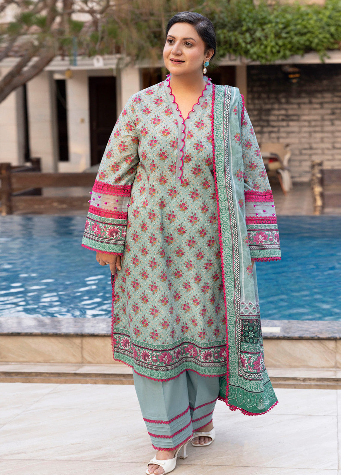 Mother's Tribute By Gul Ahmed Printed Lawn Suits Unstitched 3 Piece - GA25MT CL52676 Mother's Tribute By Gul Ahmed Printed Lawn Suits Unstitched 3 Piece - GA25MT CL52676