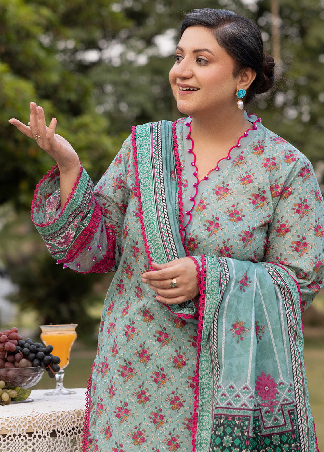 Mother's Tribute By Gul Ahmed Printed Lawn Suits Unstitched 3 Piece - GA25MT CL52676 Mother's Tribute By Gul Ahmed Printed Lawn Suits Unstitched 3 Piece - GA25MT CL52676