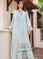 Motifz Embroidered Lawn Unstitched 3 Piece Suit - MTF23SE 3976 MAHROSH