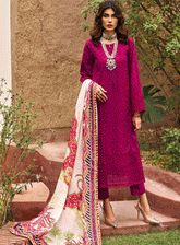 Motifz Embroidered Lawn Unstitched 3 Piece Suit - MTF23SE 3979 ARZOU