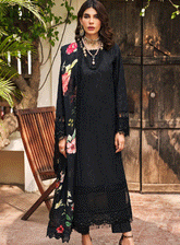 Motifz Embroidered Lawn Unstitched 3 Piece Suit - MTF23SE 3984 MIRAN