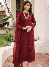 Motifz Embroidered Lawn Unstitched 3 Piece Suit - MTF23SE 3985 RAHMA