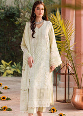 Motifz Embroidered Lawn Unstitched 3 Piece Suit - MTF24EL 4432 BENAZIR