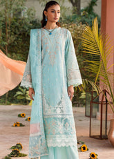 Motifz Embroidered Lawn Unstitched 3 Piece Suit - MTF24EL 4438 ZOHRA