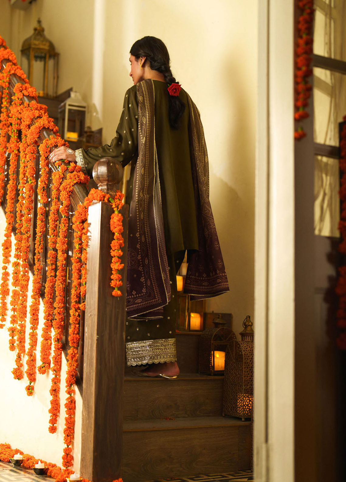 Mubarak By Casual Lite Embroidered Silk Viscose 3 Piece Stitched Suit CL26MWV1 D-03 MEHREEN Mubarak By Casual Lite Embroidered Silk Viscose 3 Piece Stitched Suit CL26MWV1 D-03 MEHREEN