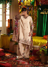 Mubarak By Casual Lite Embroidered Silk Viscose 3 Piece Stitched Suit CL26MWV1 D-05 SEHAR