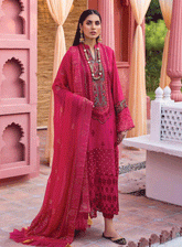 Mukesh By Al Zohaib Embroidered Chikankari Lawn Unstitched 3 Piece Suit - AZ23CL A-07 SAHAR