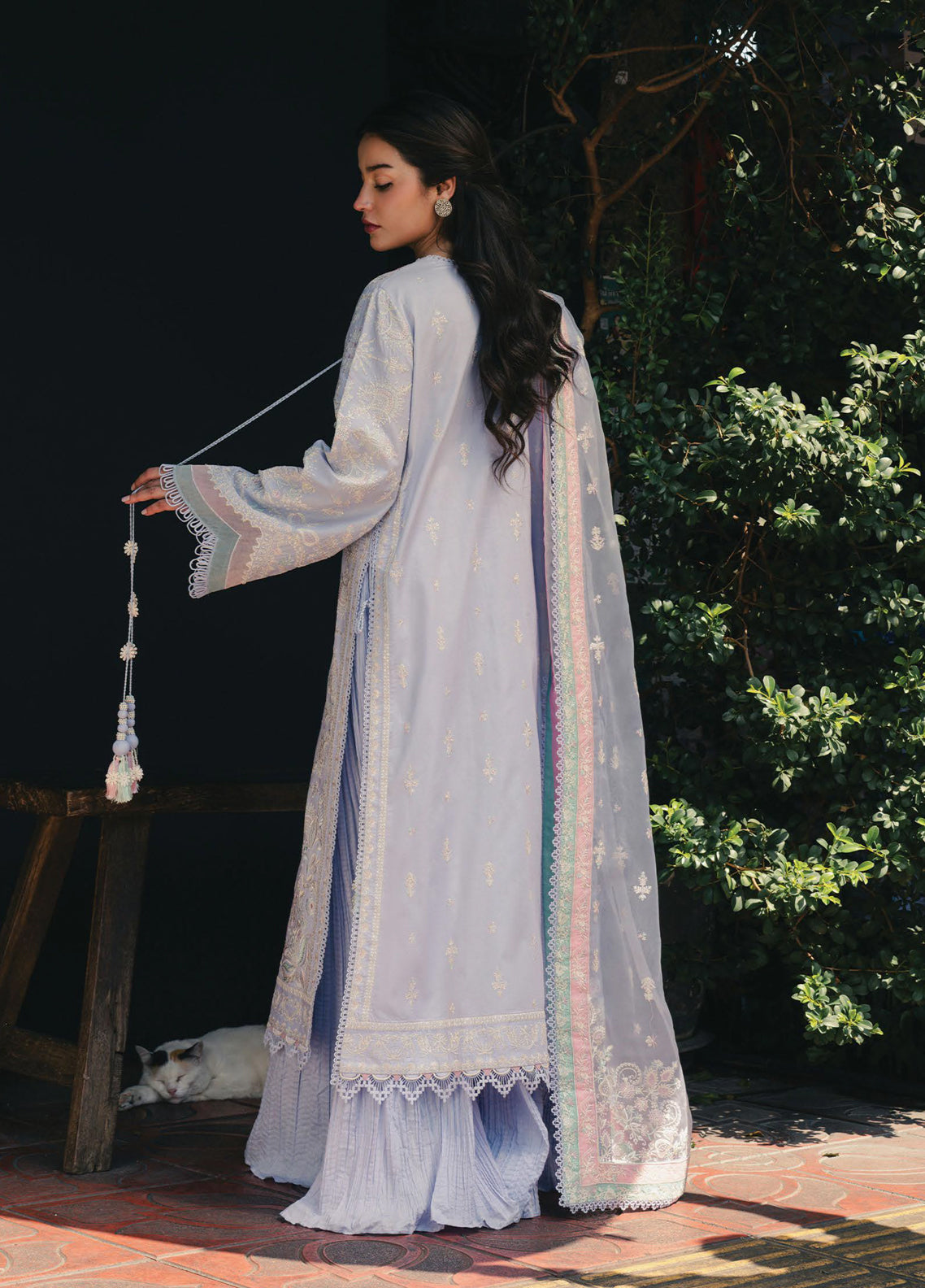 Mulaqaat By Afrozeh Festive Embroidered Lawn 3 Piece Unstitched Suit AF26MFL D-0053 SAYA Mulaqaat By Afrozeh Festive Embroidered Lawn 3 Piece Unstitched Suit AF26MFL D-0053 SAYA
