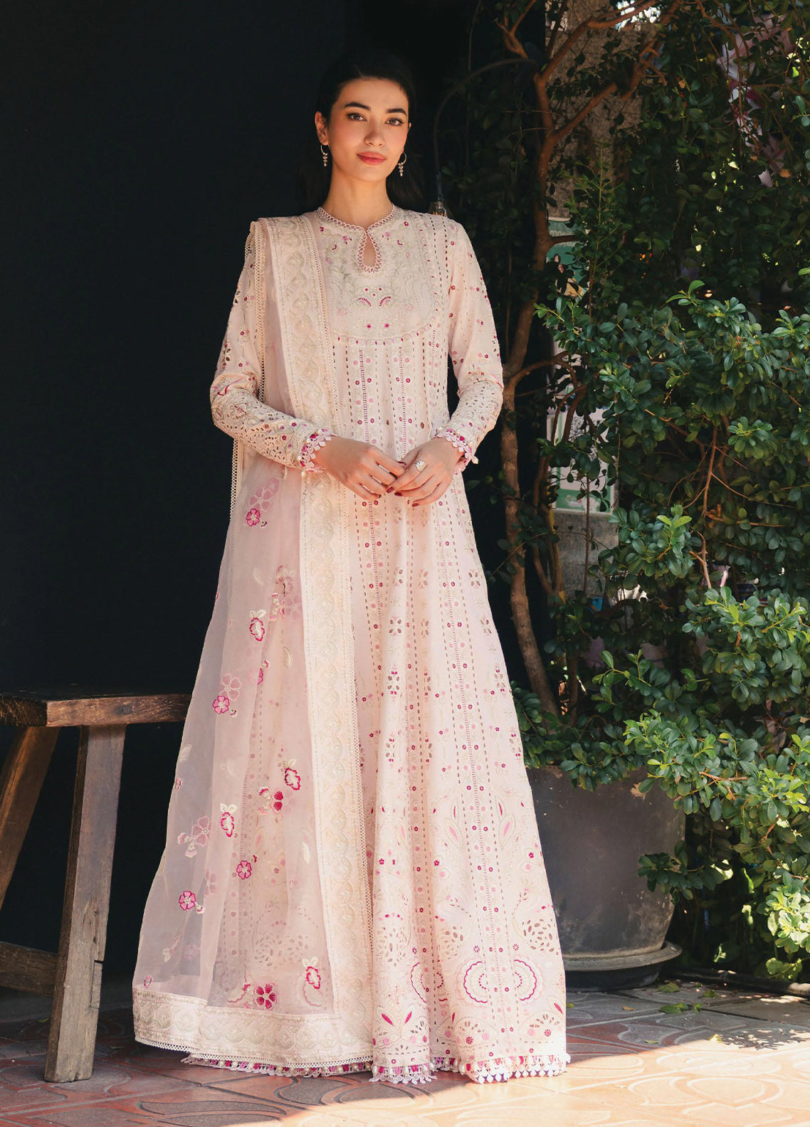 Mulaqaat By Afrozeh Festive Embroidered Lawn 3 Piece Unstitched Suit AF26MFL D-0055 KHAMOSHI Mulaqaat By Afrozeh Festive Embroidered Lawn 3 Piece Unstitched Suit AF26MFL D-0055 KHAMOSHI