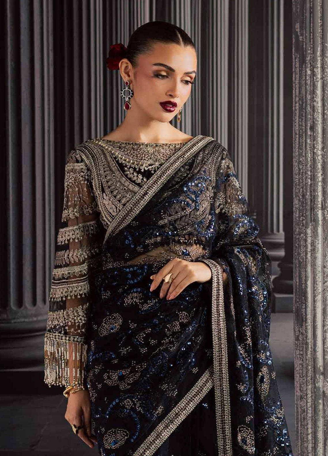 Muse By Nureh Formal Embroidered Net 3 Piece Unstitched Suit NU26MF D-NFM-05 Muse By Nureh Formal Embroidered Net 3 Piece Unstitched Suit NU26MF D-NFM-05